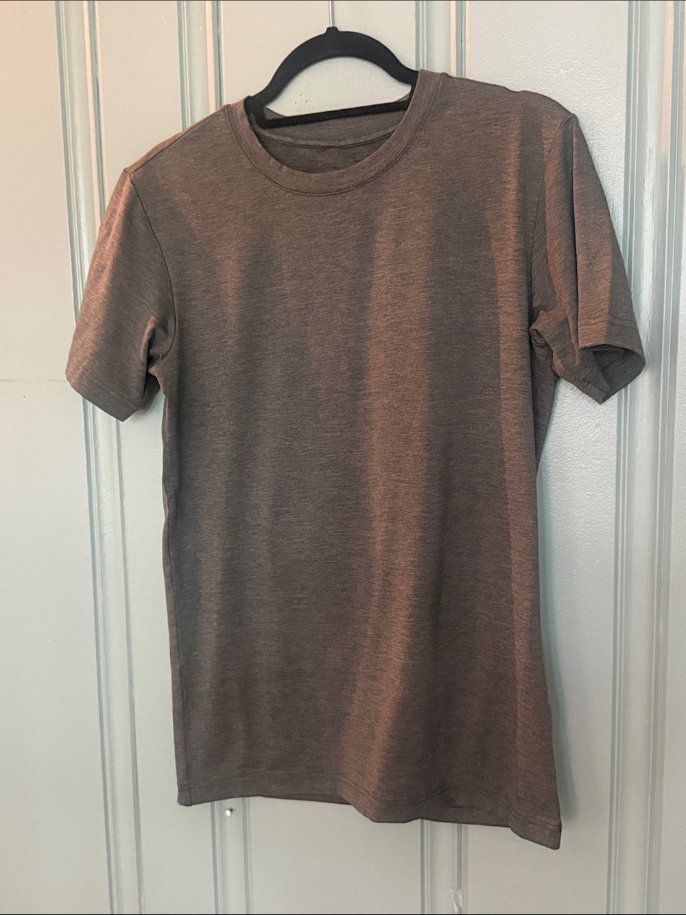 ALO Yoga Men's Short Sleeve Crew Neck Tee in Heather Green NWOT